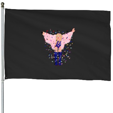 Discover Eras Tour Pink Jacket House Flags