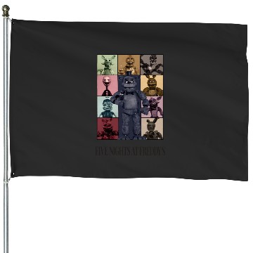 Discover Five Nights At Freddys Eras Tour Essential House Flags
