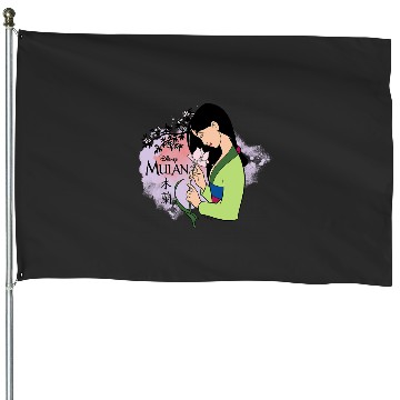 Discover Disney Princess - Mulan Cherry Blossoms House Flags