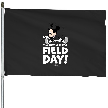 Discover Disney - Mickey Just Here For Field Day House Flags
