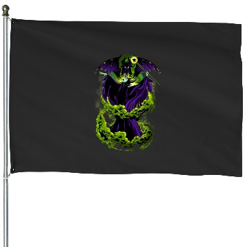 Discover Disney Villains Maleficent Dragon Transformation House Flags
