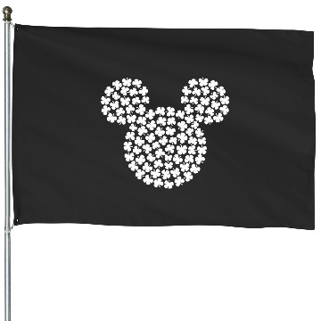 Discover Disney Mickey Mouse Shamrocks St. Patricks Day House Flags