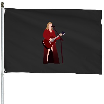 Discover Eras Tour Red 1887 House Flags