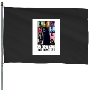 Discover Scream Eras Tour Ghostfaces Version House Flags
