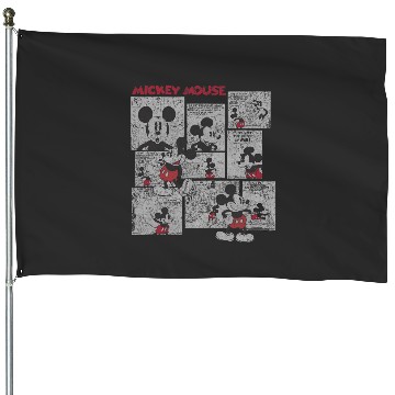 Discover Disney Mickey Mouse Comic Squares House Flags