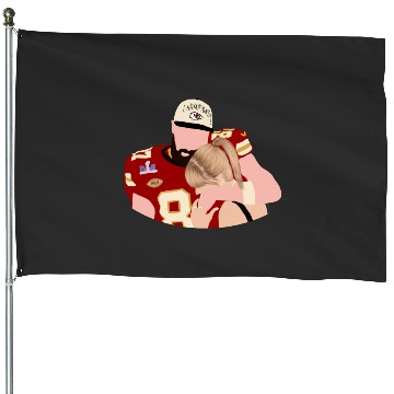 Discover Travis Kelce Taylorr Swift Chiefs House Flags