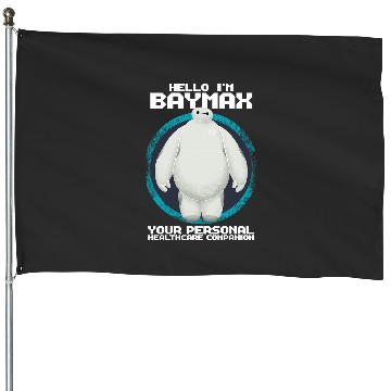 Discover Disney Big Hero 6 Hello Im Baymax Graphic House Flags