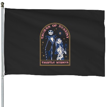 Discover Disney The Nightmare Before Christmas Jack and Sally Destiny House Flags
