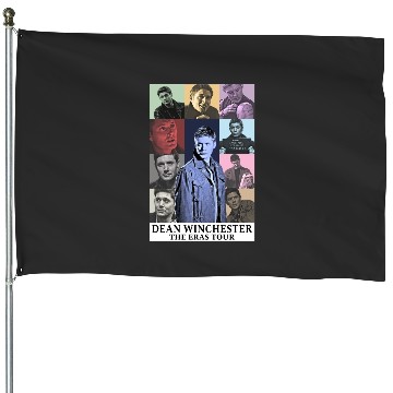 Discover Dean Winchester Eras Tour Essential House Flags