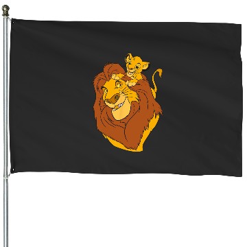 Discover Disney The Lion King Simba and Mufasa Father and Son House Flags