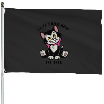 Discover Disney Pinocchio Figaro Cute From Bow To Toe House Flags