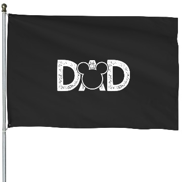Discover Disney Mickey Mouse Dad Premium House Flags