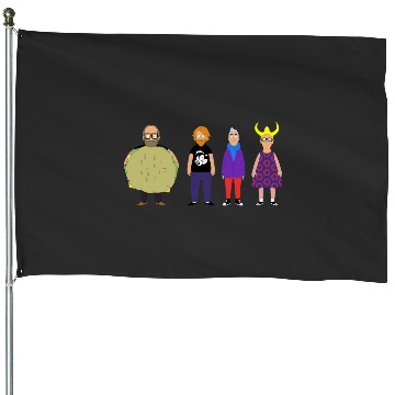 Discover Bobs Burgers Phish by Custeez House Flags