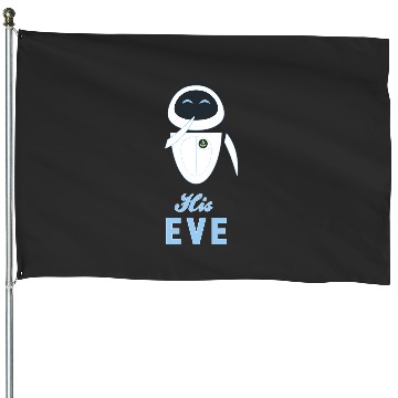Discover Disney Pixar Wall-E His Eve Couples House Flags