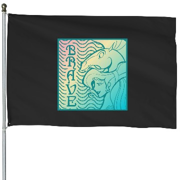 Discover Disney Herculess Meg Megara Pegasus Bravess House Flags