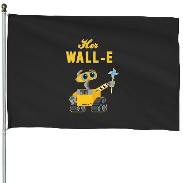 Discover Disney Pixar Wall-E Her Wall-E Couples House Flags