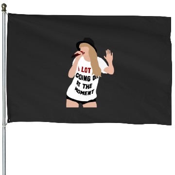 Discover Red Eras Tour House Flags
