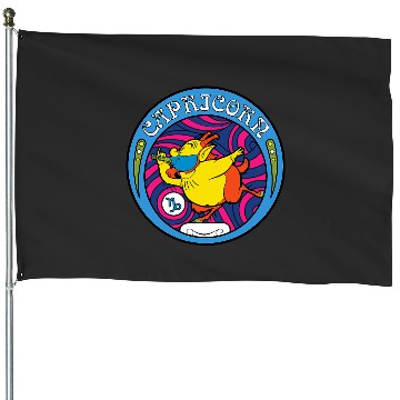 Discover Disney Herculess Phil Zodiac Capricorn House Flags