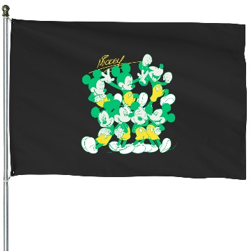 Discover Disney Mickey Mouse Retro Poses House Flags