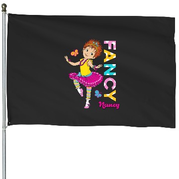 Discover Disney Fancy Nancy Dancing with Nancy House Flags