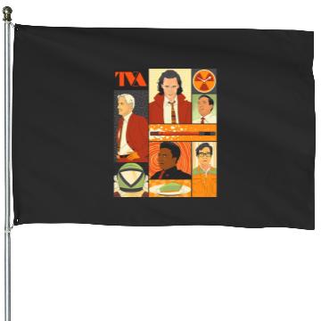 Discover Marvel Studios Loki Season 2 Faces of the TVA & Pie Disney+ House Flags