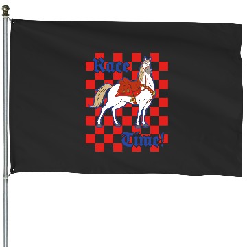 Discover Disney Tangled Maximus Horse Race Time! House Flags