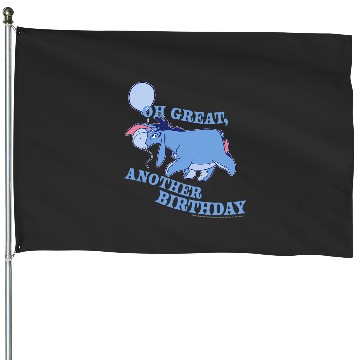 Discover Disney Winnie The Pooh Eeyore Oh Great Another Birthday House Flags