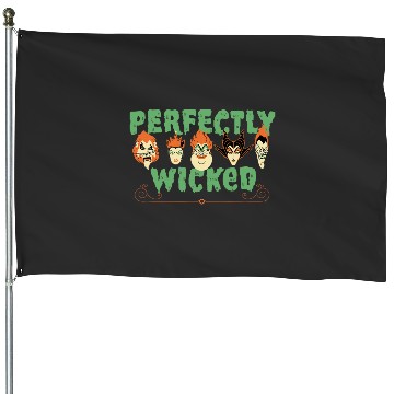 Discover Disney Villains Spooky Squad Perfectly Wicked Halloween House Flags