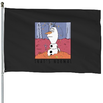 Discover disney frozenss 2 Olaf Thats Normal House Flags