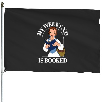 Discover Disney Princess Belle My Weekend Is Booked House Flags