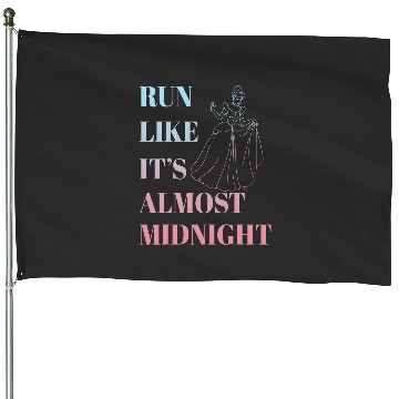Discover Disney Cinde Run Like Midnight Ombre House Flags