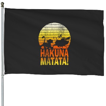 Discover Disney Lion King Simba Hakuna Matata Sunset C1 House Flags