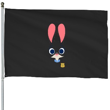 Discover Disney Zootopia Officer Judy Hopps Face House Flags