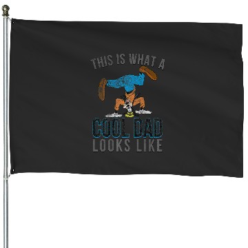 Discover Disney Cool Dad Goofy Premium House Flags