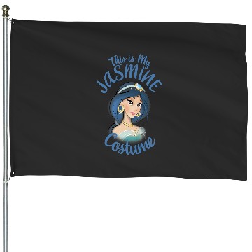 Discover Disney Aladdin This Is My Jasmine Costume Halloween House Flags