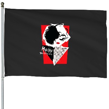 Discover Disney Cruella Modern Masterpiece Collage House Flags