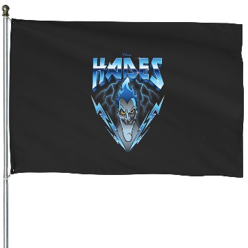 Discover Disney Villains - Hades Blue Lightning Rock n Roll House Flags