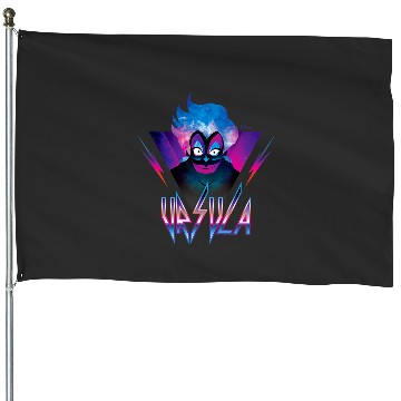 Discover Disney Villains - Ursula Glam Rock House Flags