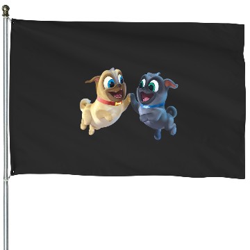 Discover Disney Puppy Dog Pals Rolly Bingo High Five House Flags