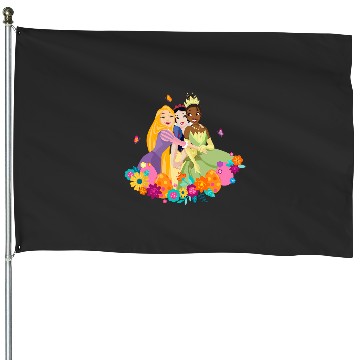 Discover Disney Princess Rapunzel Snow White Tiana Spring Easter Eggs House Flags