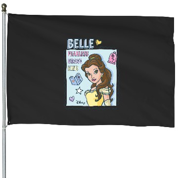 Discover Disney Princess - Belle Fearless Brave Kind House Flags