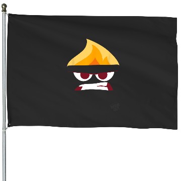 Discover Disney Pixar Inside Out Halloween Anger Big Face On Fire House Flags