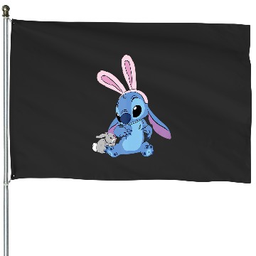 Discover Disney Stitch with Easter Bunny Tank Top House Flags