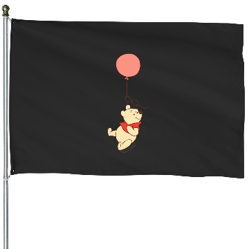 Discover Disney Winnie the Pooh Balloon Flight Corner Picture House Flags