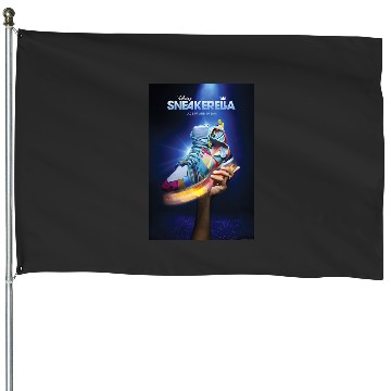 Discover Disney Sneakerella Lace Up And Dream Sneaker Poster House Flags