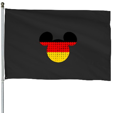 Discover Disney Mickey Mouse Logo Germany Flag Fill House Flags
