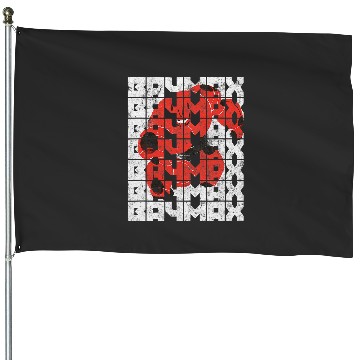 Discover Disney Big Hero 6 Baymax Epic Hero Landing Distressed House Flags