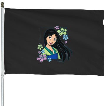 Discover Disney Princess - Mulan Flowers House Flags