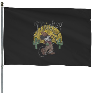 Discover Disney Mickey Mouse Cowboy House Flags