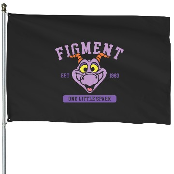 Discover Disney Figment House Flags